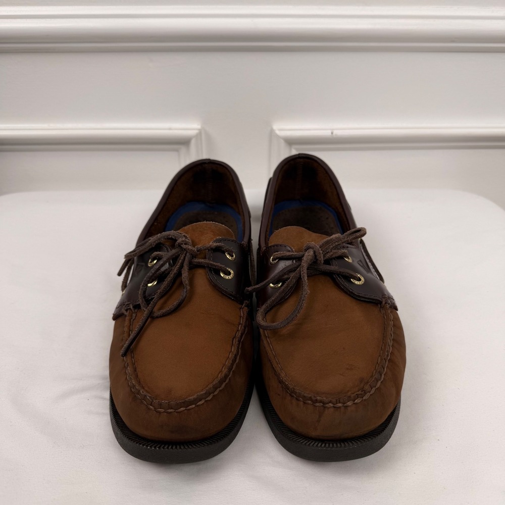 Sperry Top-Sider Mens Authentic Original Boat Shoes Brown‎ Leather 11 M 0135412